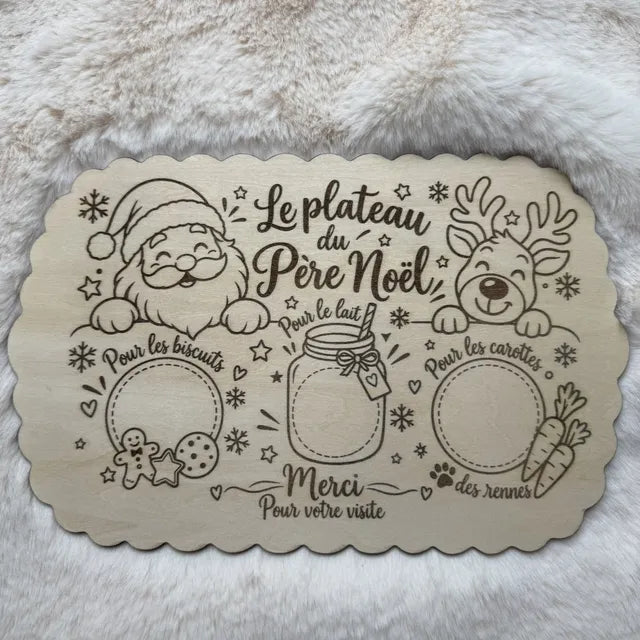 Plateau du père Noël