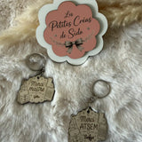 Porte-clé en bois personnalisé