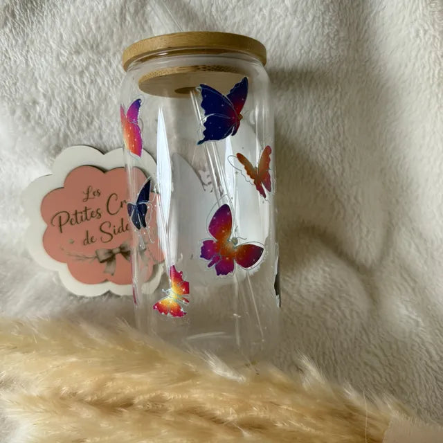 Verre papillon lune